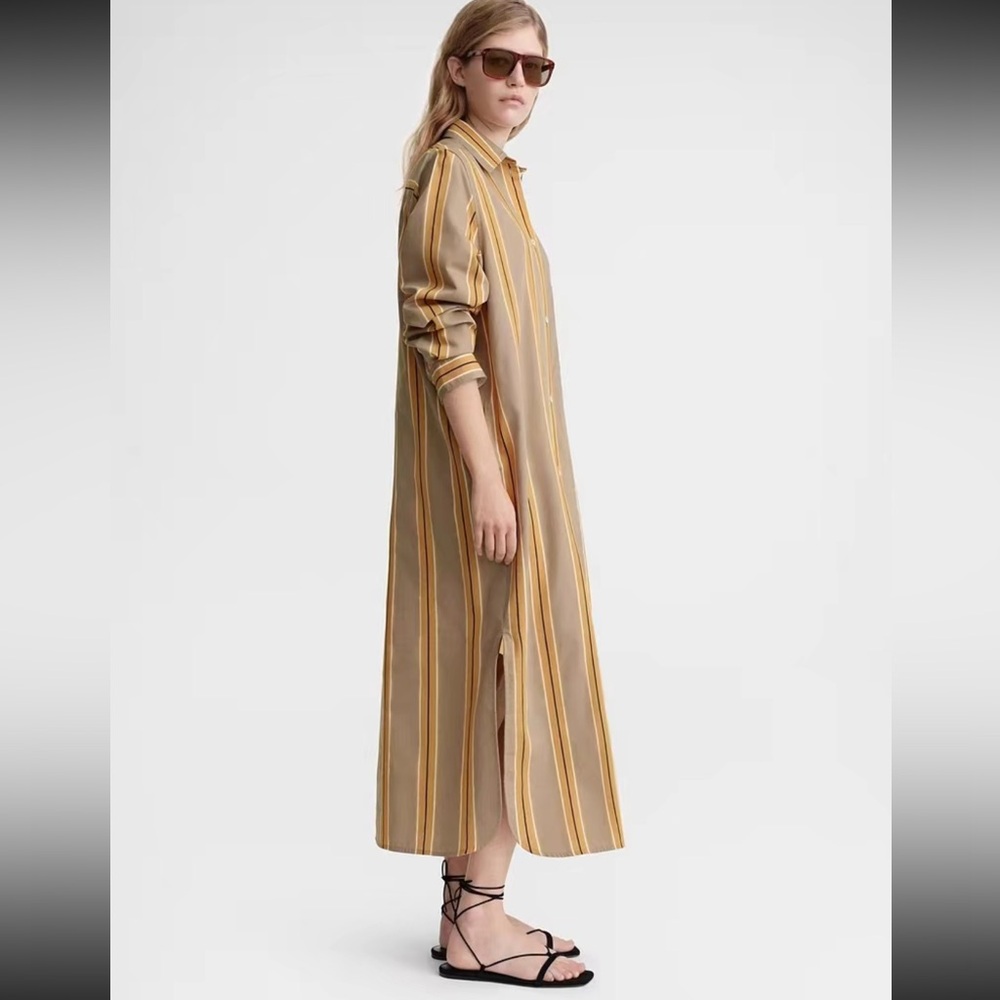 TOTEME
Jacquard striped cotton-blend shirt dress XS - Picture 3 of 10